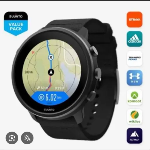 Suunto 7 GPS - relógio esportivo novo, Ideal para corridas 