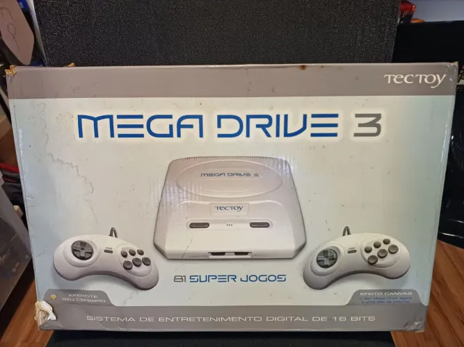 Mega drive 3 Branco.