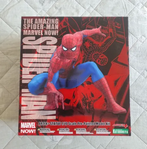 Estátua The Amazing Spider-Man (homem-aranha) Marvel Now artfx+ statue 1/10 kotobukiya