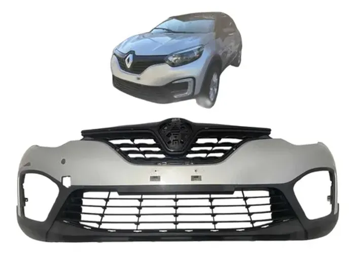 Parachoque Dianteiro Renault Captur 2017 A 2021 Original Prateado