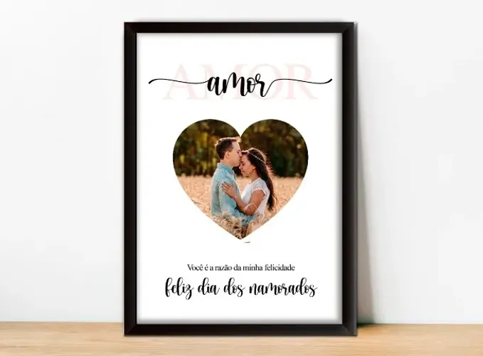 Quadro dia dos namorados
