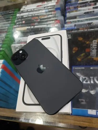 iphone 15 preto 81% saude bateria com caixa Seminovo