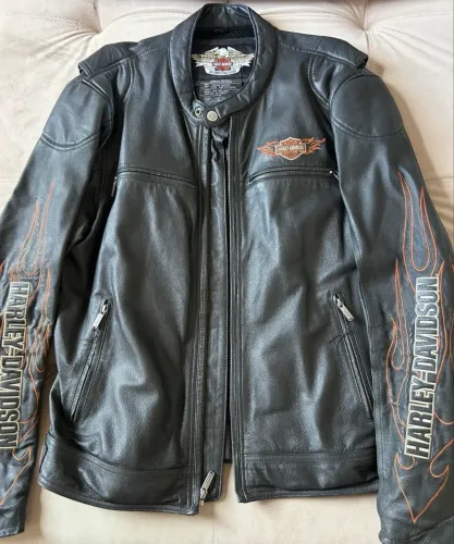 Jaqueta Couro Masculina Harley Davidson