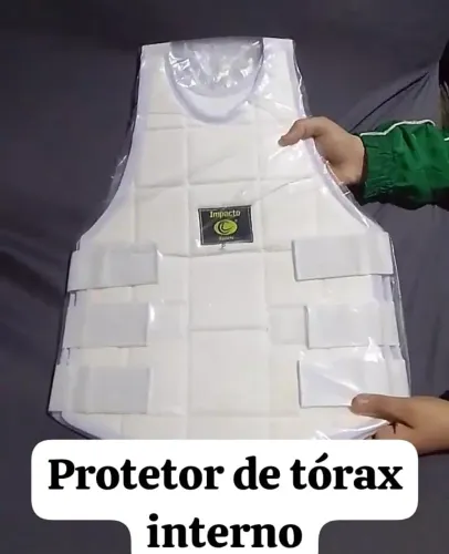 Protetor de tórax interno para karatê 