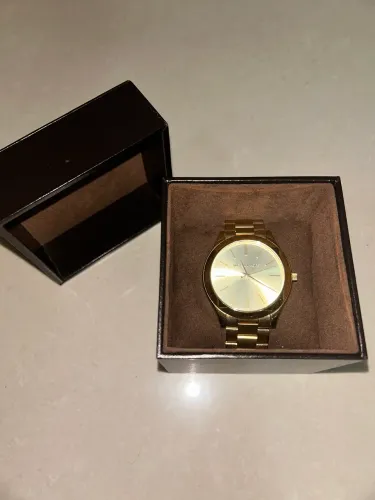 Relógio Michael Kors Original Dourado Feminino + Caixa