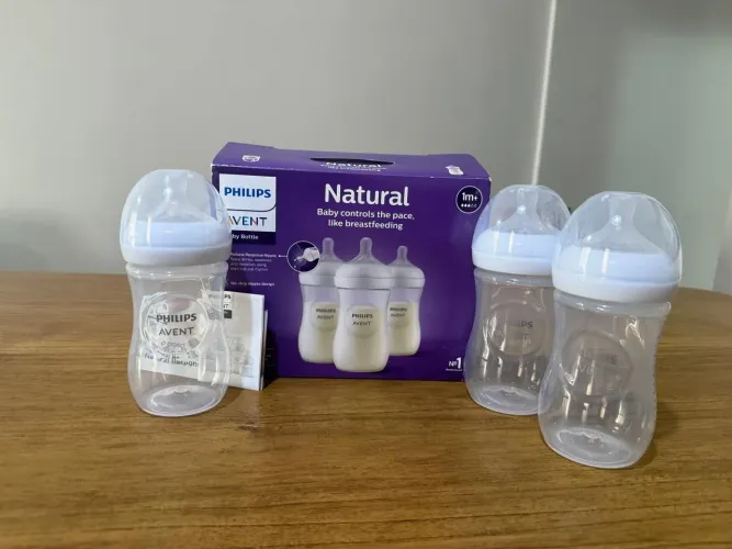 Philips Avent Natural Mamadeira kit com 3 de 260/ml