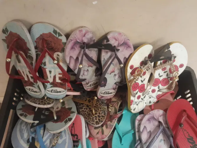 Chinelos feminino adulto é infantil