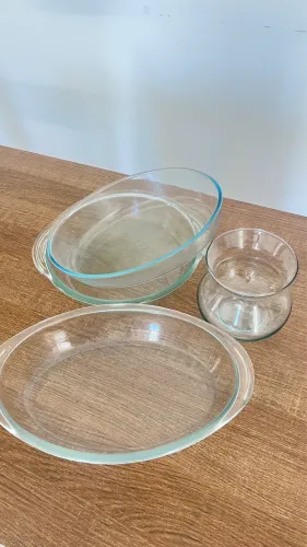 Travessas de vidro 