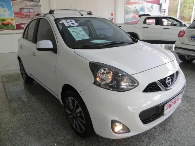 NISSAN MARCH SL 1.6 AUT CVT MD 2018 TOP D LINHA U. DONO APENAS 28.000KM
