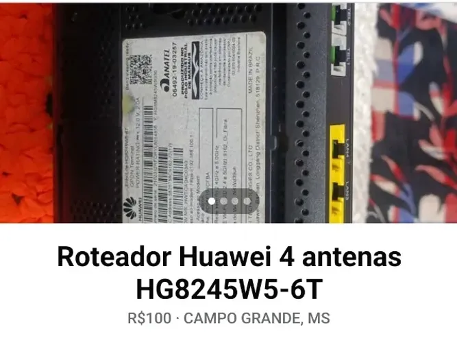 Roteador Huawei 4 antenas 