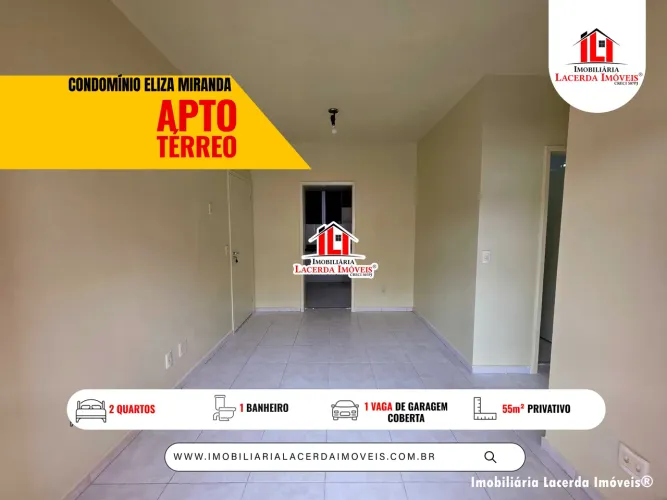 Residencial Eliza Miranda - Apartamento 2 Quartos, 55m², Vaga Coberta e Lazer Completo