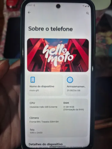 Motorola g 15