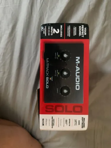 INTERFACE M-TRACK SOLO - NOVO