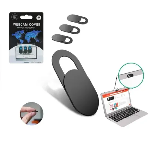 Kit 3 Protetores Webcam para Notebook Anti-espião