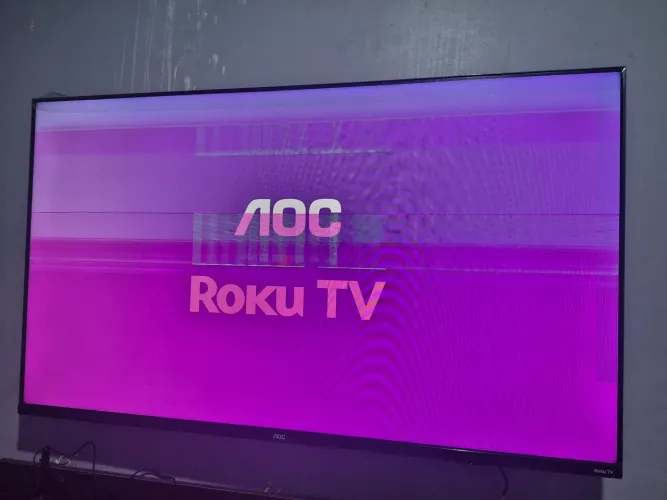 Tv 50 polegadas com defeito