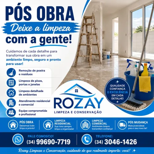 Limpeza pos obra