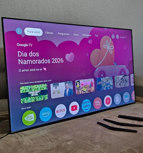 Smart tv 50P, 4K UHD, Novinha com caixa, Alexa, Xbox e comando de voz. Entrego