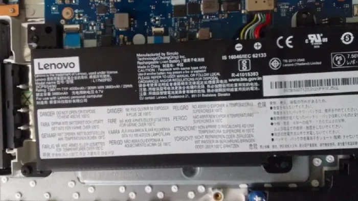 Bateria do Notebook Lenovo I5 modelo L17M2PB7 - 7.56v 4000mAh - 30Wh