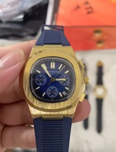 Relógio Masculino Luxo Pulseira Silicone Cronógrafo Premium