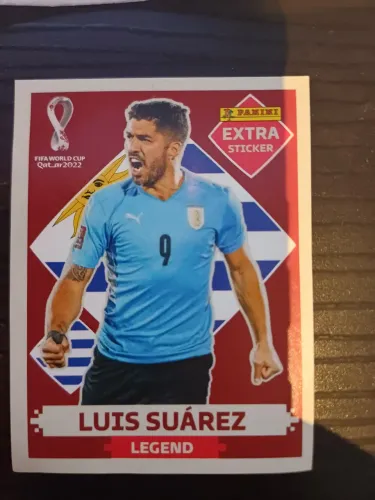 Figurinha Legend Bordô Suárez Copa 2022