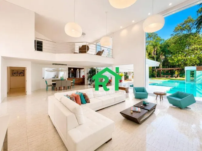 Casa com 6 quartos (6 suítes), 6 vagas, lazer à venda em Acapulco, Guarujá