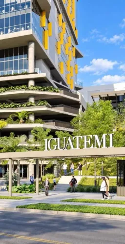 Sala comercial JK Iguatemi para alugar, 50 m² por R$ 7.408/mês