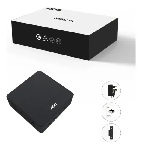 Mini Pc Aoc Intel N150 Ddr4 16gb Ssd 128gb Win 11 Pro