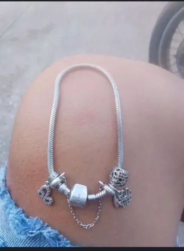 Pulseira da pondora prata 925 