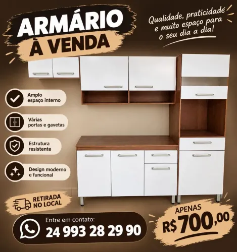 Armário de cozinha Novíssimo