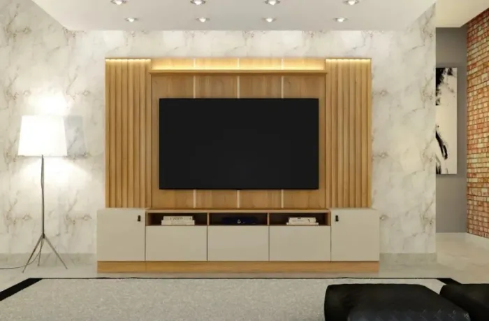 Painel com Rack Componível Elegance