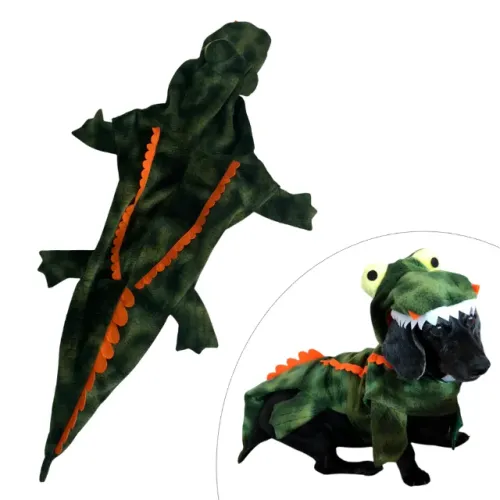 Roupa Cachorro Fantasia Jacare? Crocodilo Petco Tamanho M
