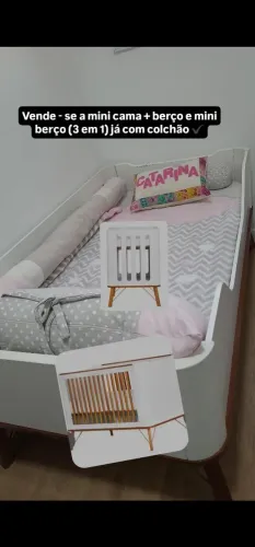 Berço 3x1 + colchão