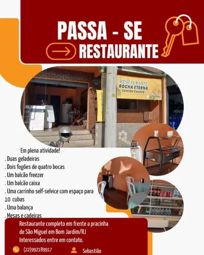 Passo Restaurante, em plena atividade