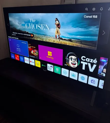 Televisão 55? LG A1 com Home theater LG