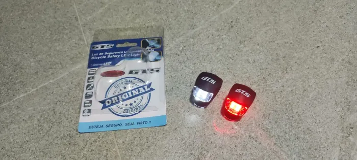 luzes sinalização bicicleta