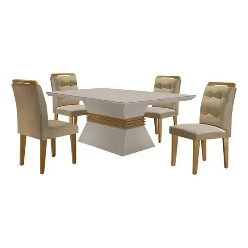 Mesa + 4 Cadeiras ? Agatha