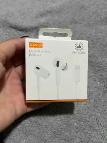 Fone De Ouvido Com Fio Tipo C
