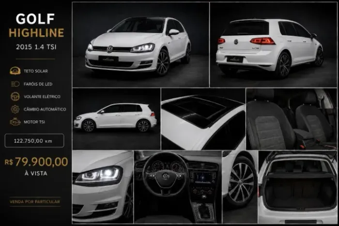 Volkswagen Golf Highline 1.4 TSI 140cv Aut. 2015
