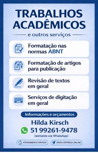 TRABALHOS ACADÊMICOS E OUTROS SERVIÇOS