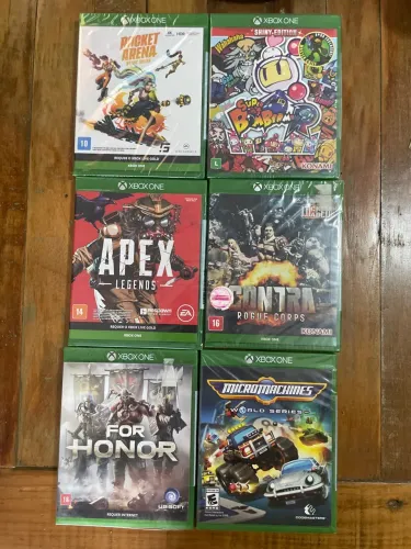 Jogos lacrados para Xbox One (verificar títulos e valores na descrição) envio olx pay