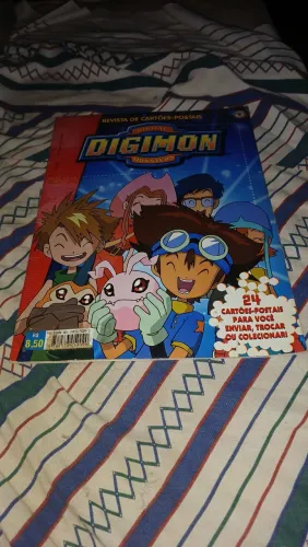 Vendo essa revista de cartões postais digimon volume 1!