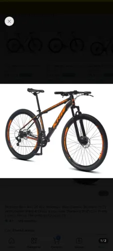 bike MTB aro 29 seminovo com algumas marcas de uso