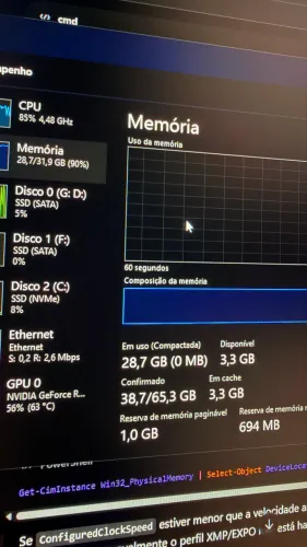 Vendo Kit Memória RAM DDR4 Killrise 16GB (2x8GB) 2666MHz
