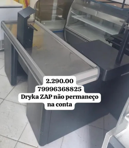 balcão caixa chek-out nunca usado