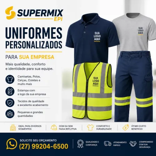 Supermix EPI | Uniformes Personalizados para Empresas (A PARTIR DE R$34,90)