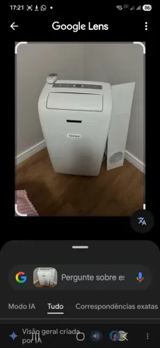 Vendo Ar condicionado portátil consul 12.000 Btus.