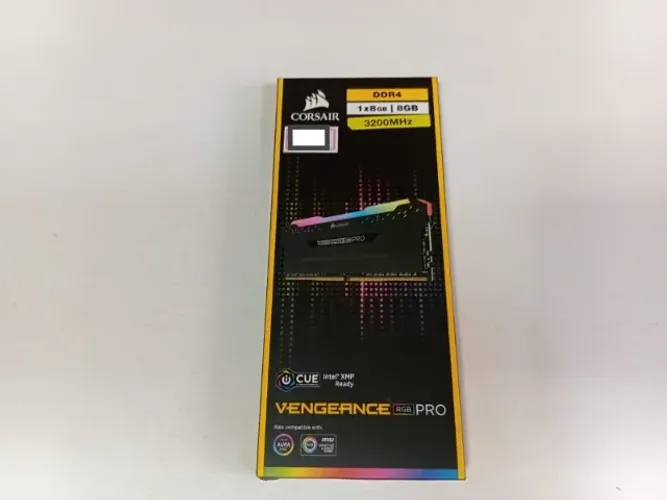 ? MEMÓRIA CORSAIR DDR4 8GB 3200MHZ VENGEANCE COM RGB PRO - NOVO + BARATO QUE NA INTERNET