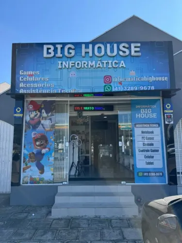 Loja de Assistencia Tecnica de celular e Notebook pronta no Bairro Xaxim