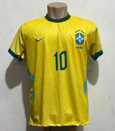 Brasil uniforme 1 cor amarela 10