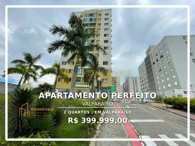Valparaíso: Apartamento com Sala Completa e Vaga de Garagem